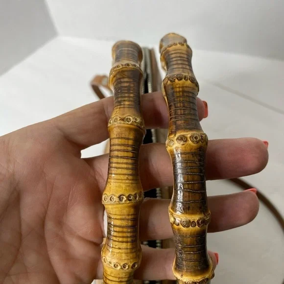 Classic Dooney & Bourke Zip-Zip Tan Croc Satchel - Picture 12 of 13